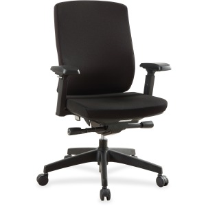 Lorell Premium Mid-Back Chair with Adjustable Arms