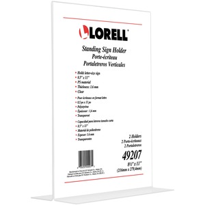 Lorell T-base Standing Sign Holder