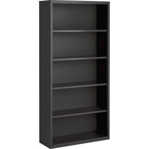 Lorell Fortress Series Charcoal Bookcase