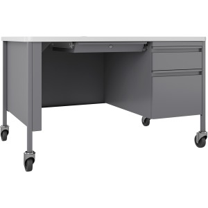 Lorell Fortress Steel Teachers Desk