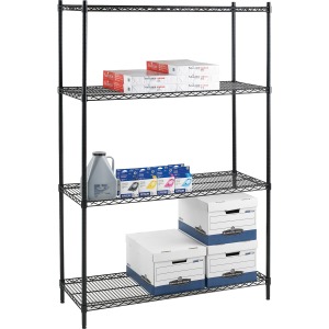 Lorell Industrial Wire Starter Shelving Unit