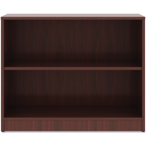 Lorell Mahogany Laminate Bookcase