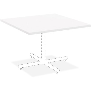 Lorell Hospitality White Laminate Square Tabletop