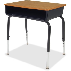 Lorell Adjustable-Height Student Desks with Book Box