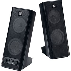 Logitech X-140 2.0 Speaker System - 5 W RMS - Black