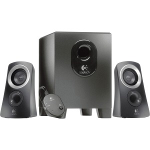 Logitech Z313 2.1 No Speaker System - 25 W RMS - Black