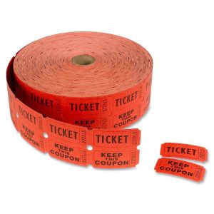 MACO Double Roll Ticket - "Ticket/Keep This Coupon"