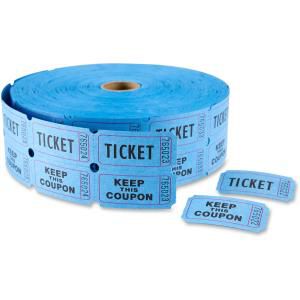 MACO Double Roll Ticket - "Ticket/Keep This Coupon"