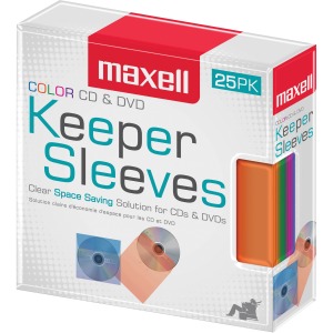 Maxell Cd/dvd Keeper Sleeves