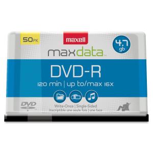 Maxell DVD Recordable Media - DVD-R - 16x - 4.70 GB - 50 Pack Spindle