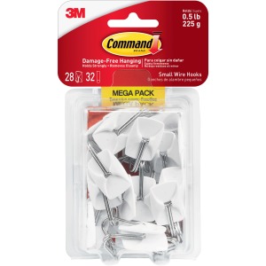 Command Small Wire Hooks Mega Pack