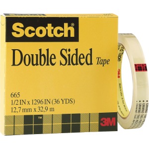 Scotch Permanent Double-Sided Tape - 1/2"W