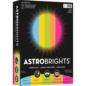 Astrobrights Color Card Stock - 5 Assorted Colours