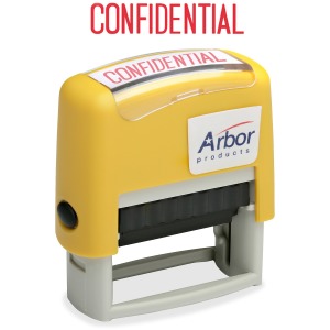 SKILCRAFT Pre-inked "Confidential" Stamp