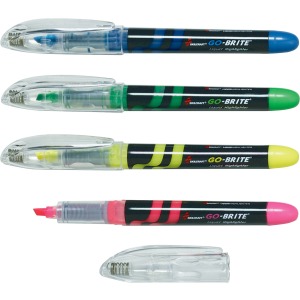 SKILCRAFT Free-Ink Fluorescent Highlighter