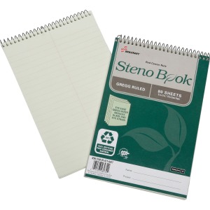 SKILCRAFT 100% Recycled Steno Books