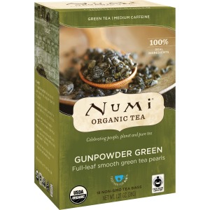 Numi Organic Gunpowder Green Tea Bag