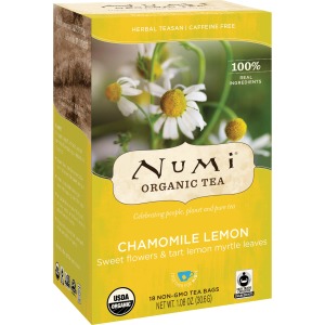 Numi Organic Chamomile Lemon Herbal Tea Bag