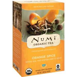 Numi Organic Orange Spice White Tea Bag