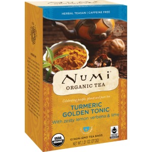 Numi Organic Turmeric Golden Tonic Herbal Tea Bag