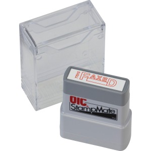 OIC Self-inking Fax/Date Stamp