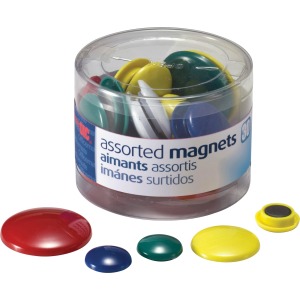 Officemate Round Handy Magnets, 30/Tub