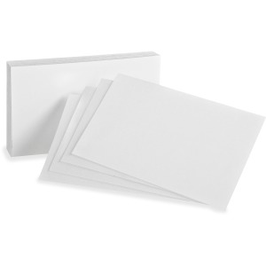 Oxford Blank Index Card