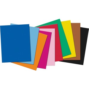 4 PLY RR POSTER BOARD 50 SHT ASSORTED