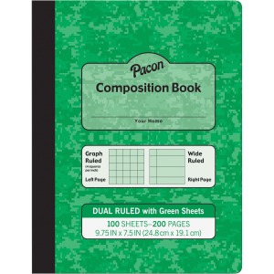 Pacon Dual Ruled Composition Book