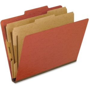 Pendaflex 2/5 Tab Cut Letter Recycled Classification Folder