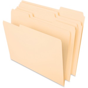 Pendaflex 1/3 Tab Cut Letter Recycled Top Tab File Folder