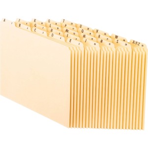 Pendaflex Manila Alphabetical File Guides