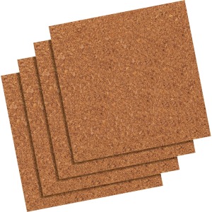 Quartet Frameless Modular Natural Cork Tiles