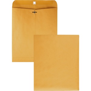 Quality Park 10 x 12 Clasp Envelopes with Deeply Gummed Flaps