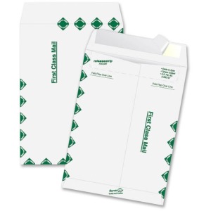 Survivor® 6 x 9 DuPont Tyvek First Class Border Catalog Mailers with Self-Seal Closure