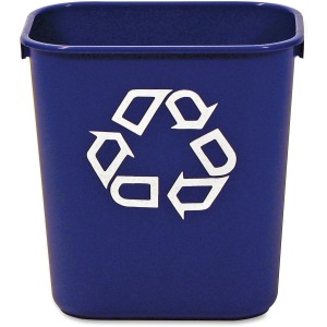 Rubbermaid Commercial 13 QT Standard Deskside Recycling Wastebasket