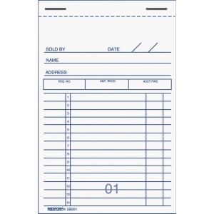 Rediform Sales Receipt Books