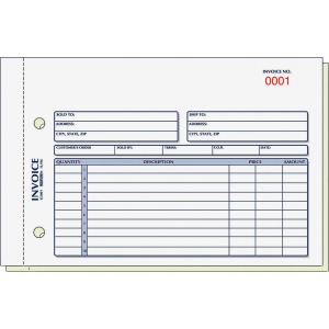 Rediform 2-Part Carbonless Invoice Form