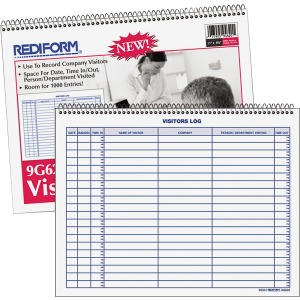 Rediform Visitor's Log Book