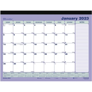 Blueline Magnetic Monthly Desk Pad