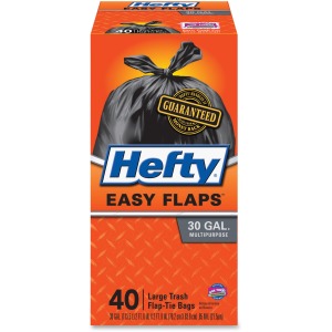 Hefty Easy Flaps 30-gallon Large Trash Bags