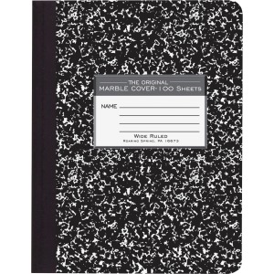 Roaring Spring Wide Ruled Hard Cover Composition Book