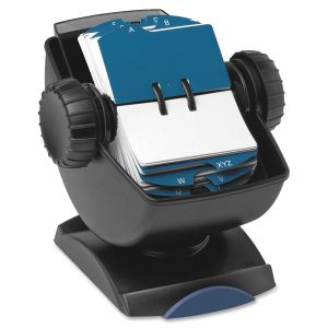 Rolodex Swivel File With See-through Cover
