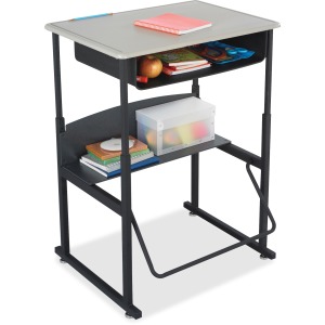 Safco Alphabetter Desk, 28 X 20 Standard Top With Book Box