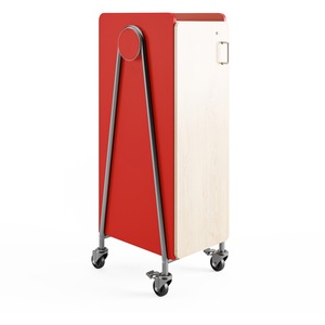 Safco Whiffle Typical Single Rolling Storage Cart