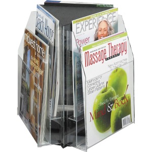 Safco Reveal 2-tier Tabletop Magazine Display