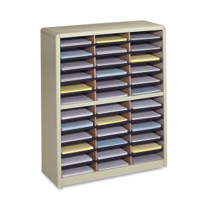 Safco 36 Compartments Value Sorter Literature Sorter