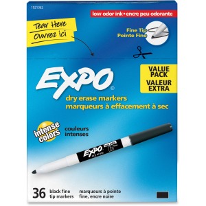 Expo Low-Odor Dry-erase Fine Tip Markers