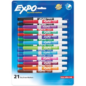 Expo Low-Odor Dry Erase Fine Tip Markers