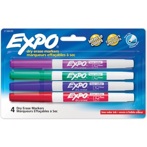 Expo Low-Odor Dry Erase Fine Tip Markers